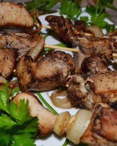 Шашлык из духовки