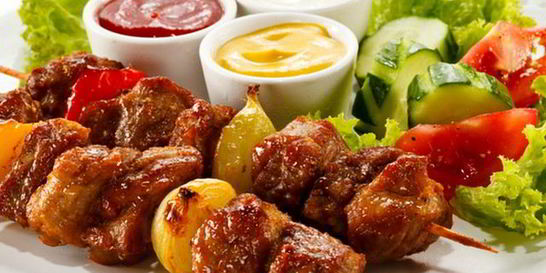 Шашлык из говядины по-азиатски