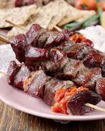 Шашлык из говядины в духовке