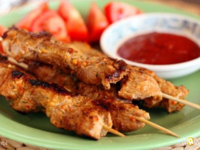 Рецепт шашлыка из индейки с беконом