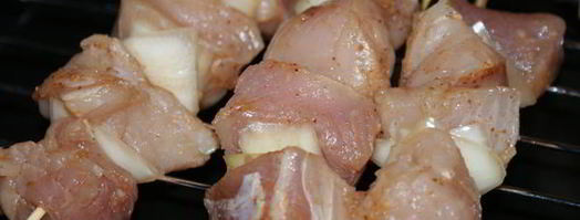 шашлык из индейки в пиве. Шаг 6