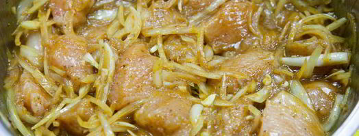 шашлык из куриных грудок с овощами. Шаг 4