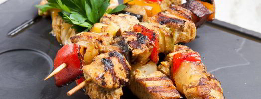 шашлык из куриных грудок с овощами. Шаг 9