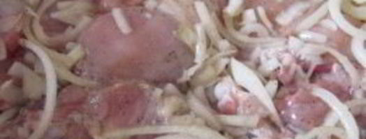 шашлык из курицы в уксусе. Шаг 4