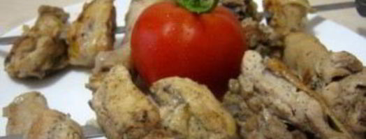 шашлык из курицы в уксусе. Шаг 5