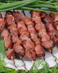 Шашлык из мяса нутрии