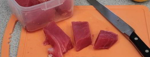 шашлык из рыбы на мангале. Шаг 5