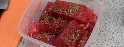 шашлык из рыбы на мангале. Шаг 6