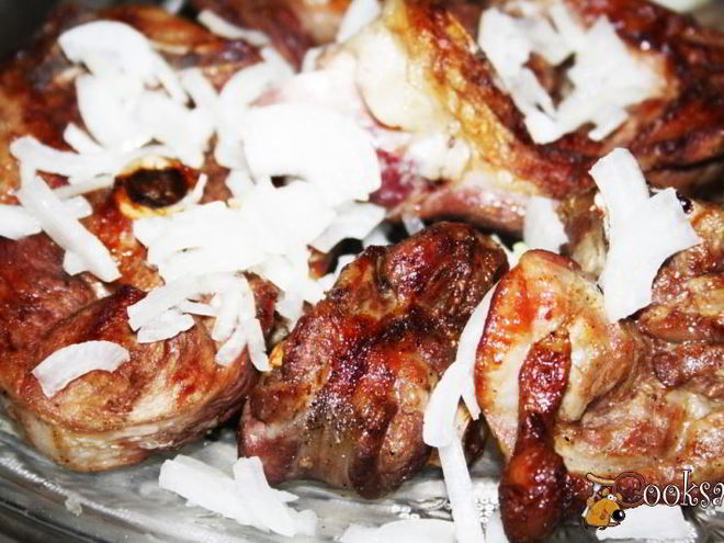 Рецепт шашлыка из седла барашка на решетке на мангале