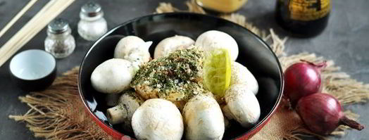 шашлык из шампиньонов в духовке. Шаг 4