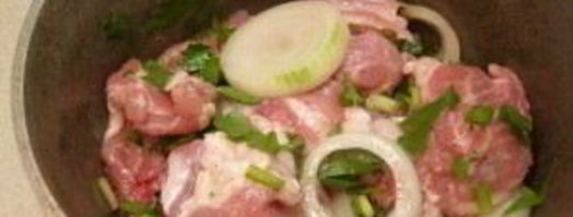 шашлык из свинины в красном вине. Шаг 5