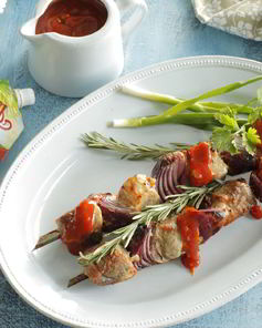 Шашлык из свинины в майонезе