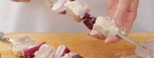 шашлык из свинины в майонезе. Шаг 3