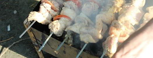 шашлык на кефире. Шаг 4