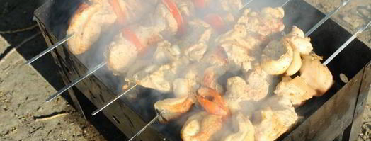 шашлык на кефире. Шаг 5