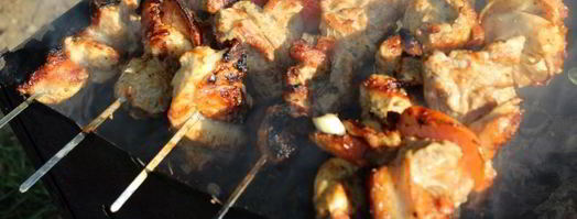 шашлык на кефире. Шаг 6