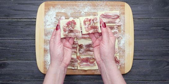 Шашлык с беконом