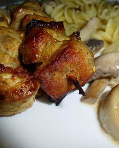 Шашлык в горчице