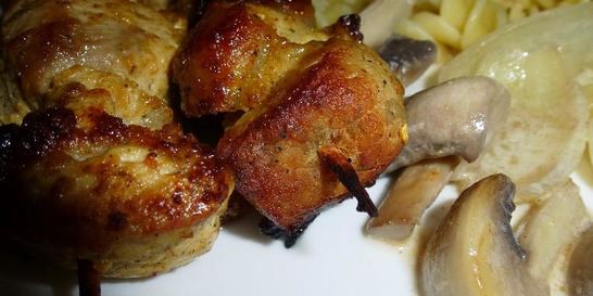 Шашлык в горчице