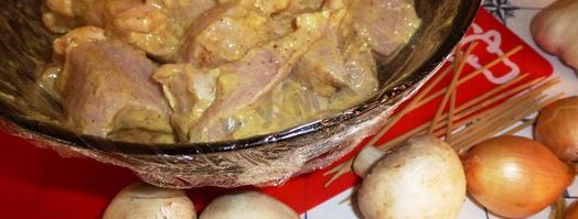 шашлык в горчице. Шаг 4