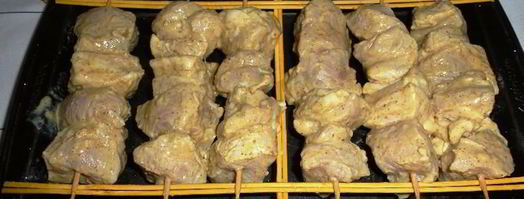 шашлык в горчице. Шаг 10