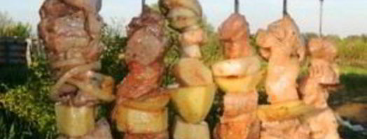 шашлык в коптильне. Шаг 3