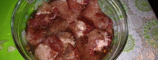 шашлык в мультиварке из свинины. Шаг 5