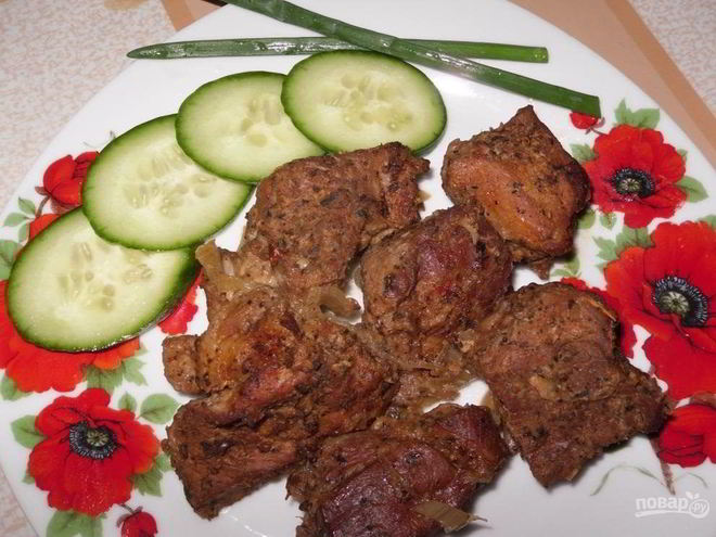 Рецепт шашлыка в рукаве в духовке