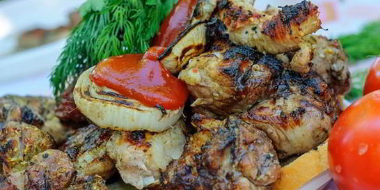 Свиной шашлык в уксусном маринаде