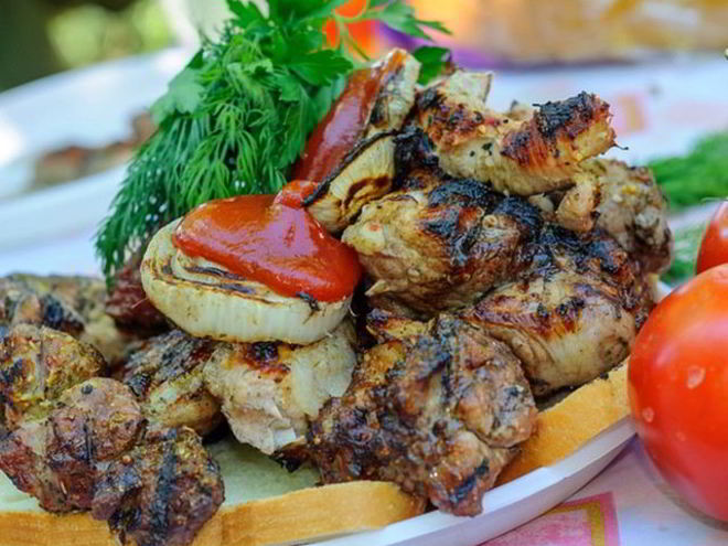 Рецепт свиного шашлыка в уксусном маринаде