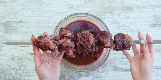 Вишневый маринад для шашлыка