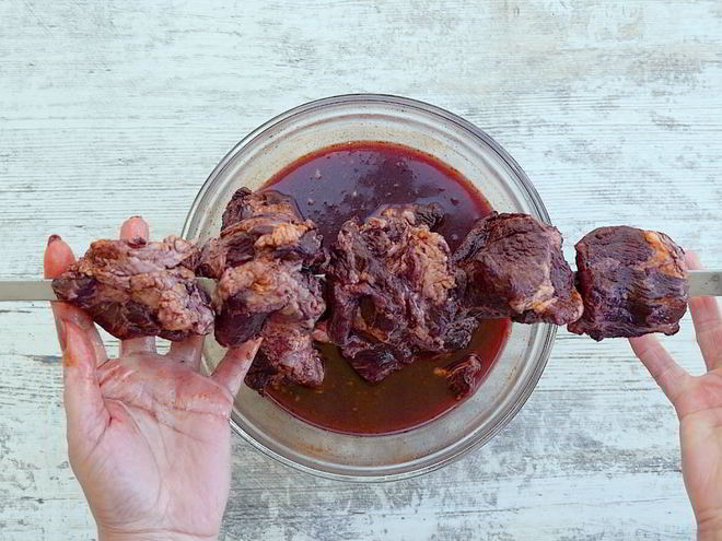 Рецепт вишневого маринада для шашлыка