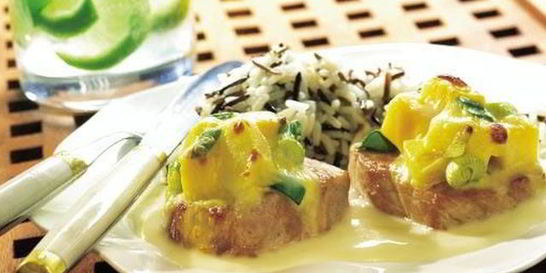 Карибский шницель