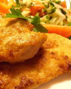 Куриный шницель с сыром