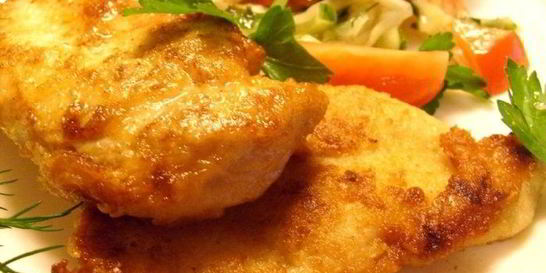 Куриный шницель с сыром