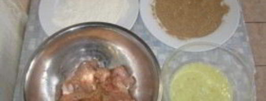 куриный шницель в панировке. Шаг 4