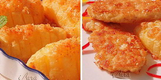 Куриные мини-шницели с картофелем по-словацки