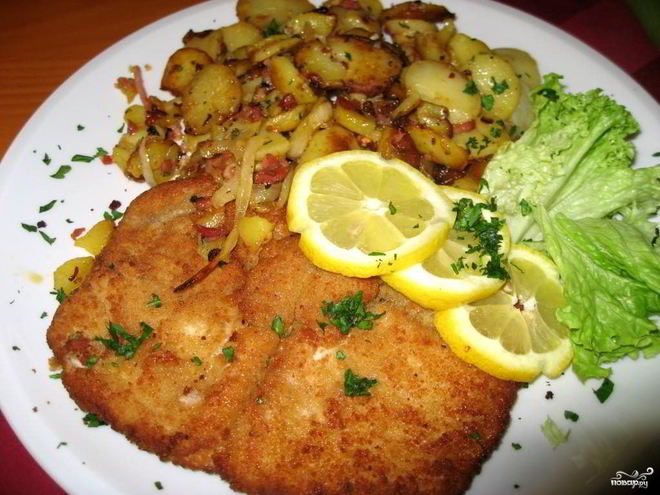 Рецепт немецкого шницеля