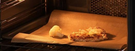 пюре из цветной капусты с оригинальным свиным шницелем. Шаг 5