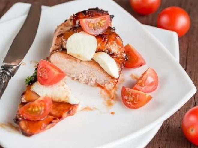 Рецепт шницеля из индейки помидоры-моцарелла