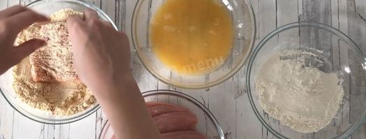 шницель из индейки. Шаг 9