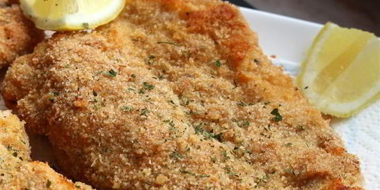 Шницель из куриного филе в духовке