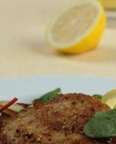 Шницель из курицы с арахисом