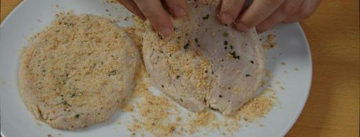 шницель из курицы с арахисом. Шаг 4