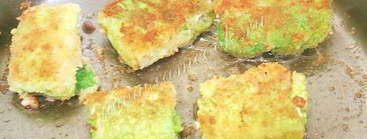 шницель из савойской капусты с сырной начинкой. Шаг 13