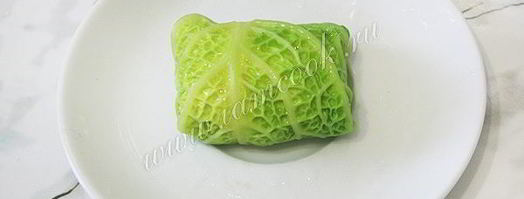 шницель из савойской капусты с сырной начинкой. Шаг 10