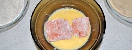 шницель из семги, лосося, форели. Шаг 4