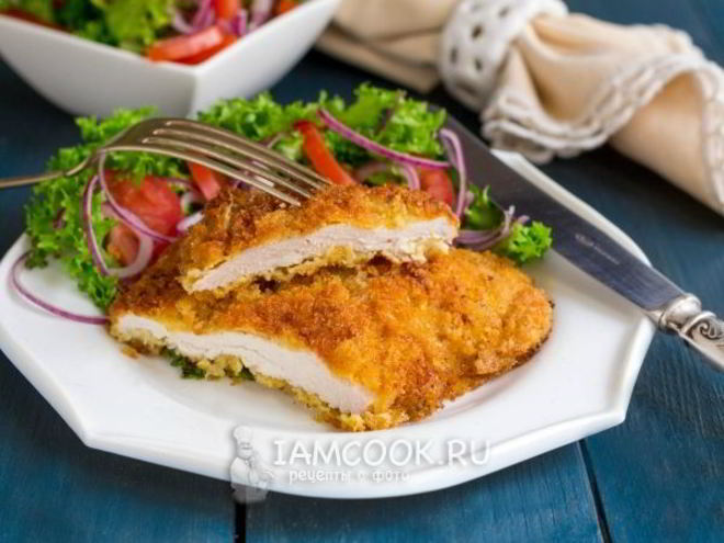 Рецепт шницеля из свинины