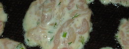 шницель по-венециански с легким салатиком из кукурузы. Шаг 4