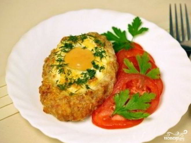 Рецепт шницеля с яйцом